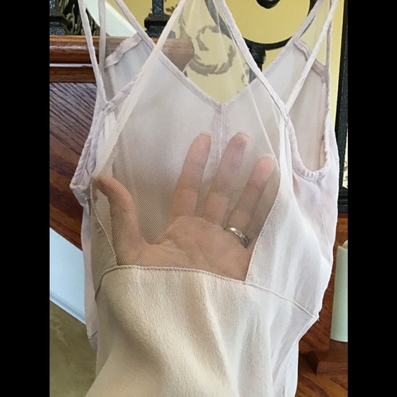 Garage Soft Pink Strappy Ruffle Top Size M - Picture 8 of 16